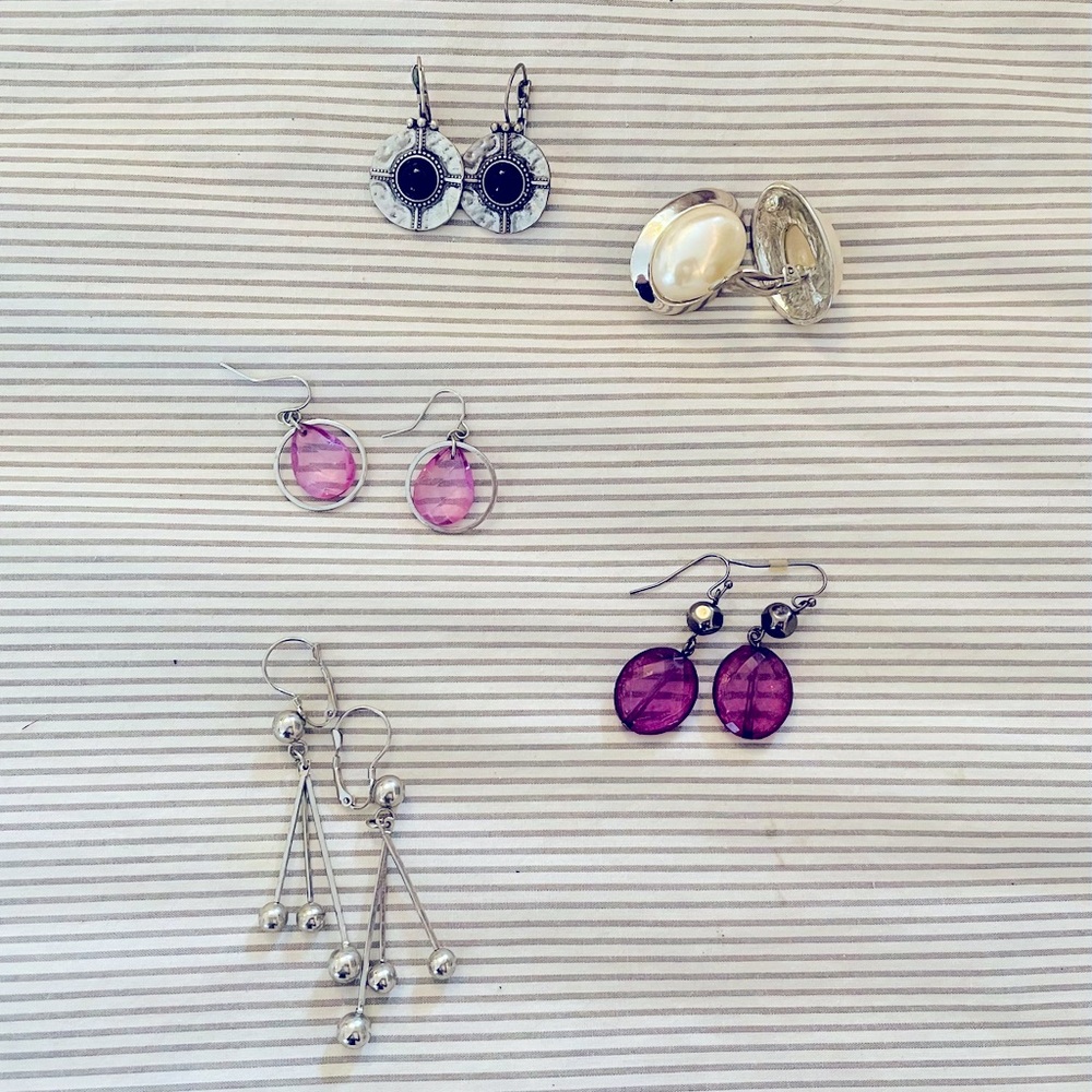 Pretty Earrings, Costume, Vintage!